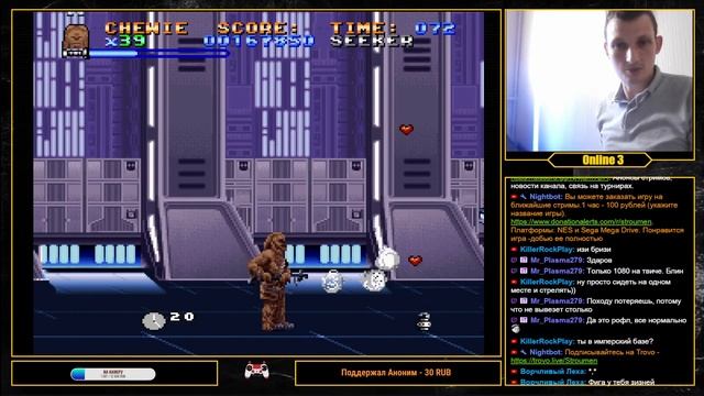 Впервые прохожу: Super Star Wars (SNES) - сложность (Jedi) смотреть онлайн