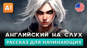 Простой рассказ на английском (A0 - A1): Цири (Ведьмак) | Английский на слух 🎧