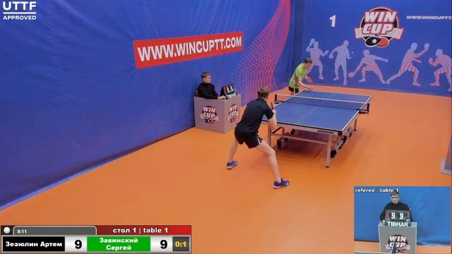 Зезюлин Артем 1-3 Завинский Сергей Восток 4 WIN CUP 06.03.21 Прямая трансляция Зал 1 смотреть онлайн