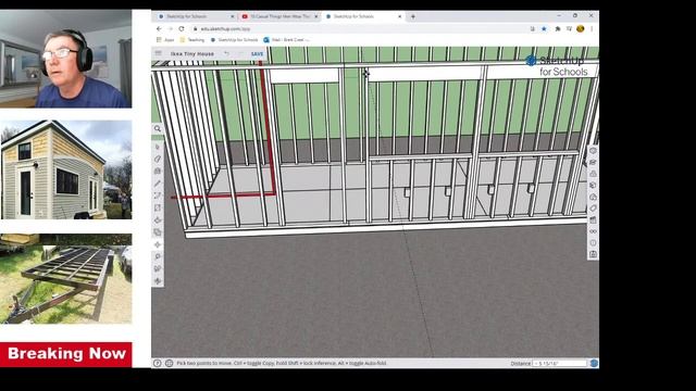 Drawing a tiny house in Sketchup No.1 смотреть онлайн
