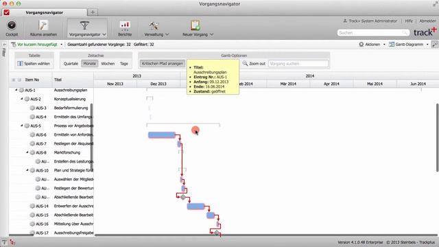 Arbeiten mit Gantt-Diagrammen смотреть онлайн