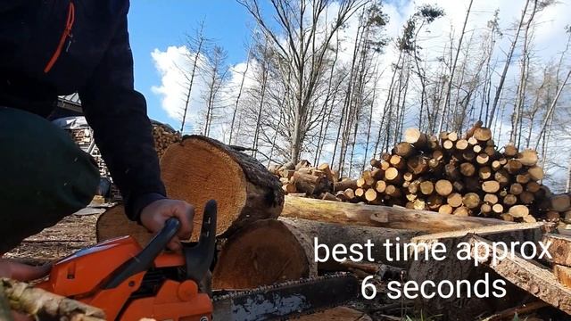 ported husqvarna 455 1.5 times faster than stock смотреть онлайн