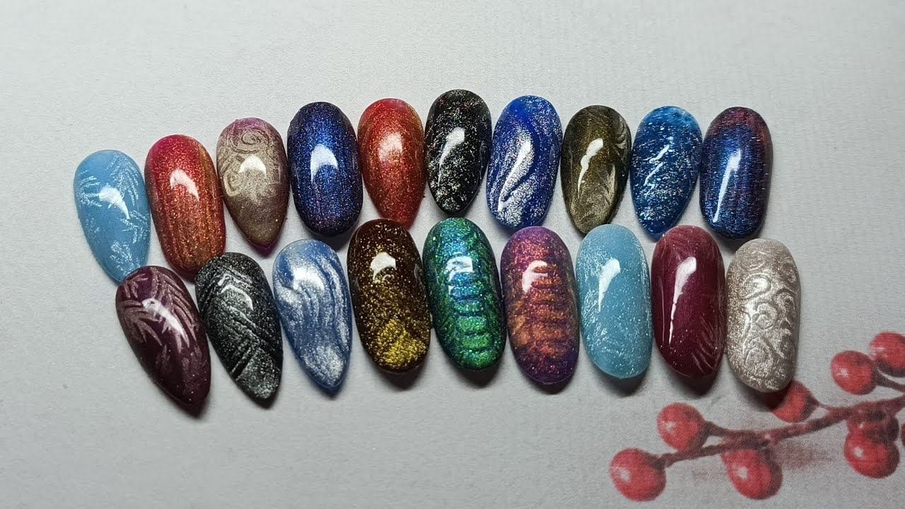 Игры с "кошками" Дизайны с магнитными гель лаками смотреть онлайн