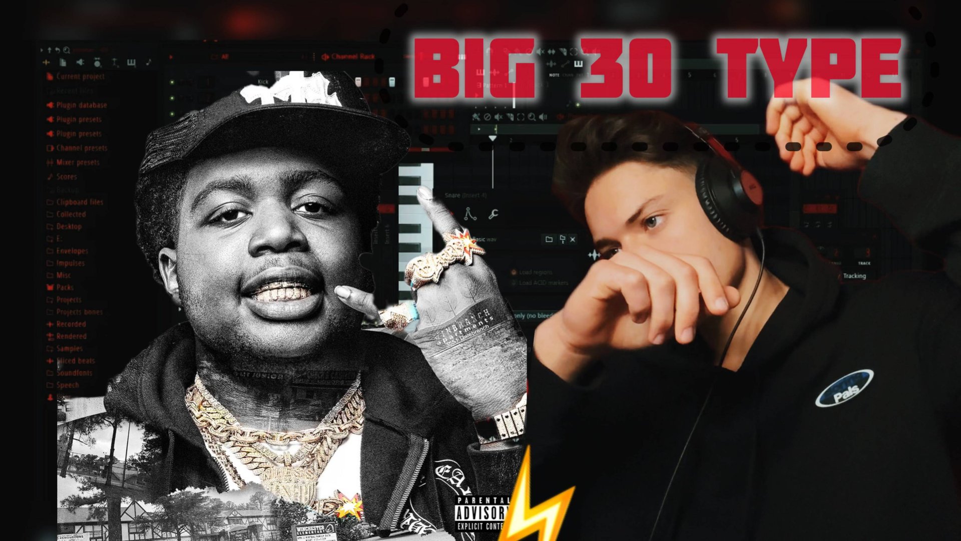 КАК СДЕЛАТЬ БИТ В ЗАПАДНОМ СТИЛЕ ЗА 5 МИНУТ? BIG30 TYPE BEAT FL STUDIO смотреть онлайн