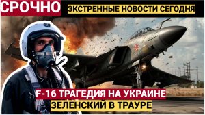 💥 ЗЕЛЕНСКИЙ В СЛЕЗАХ!! В Киеве заявили о гибели пилота F-16 Иванова во время боевого вылета