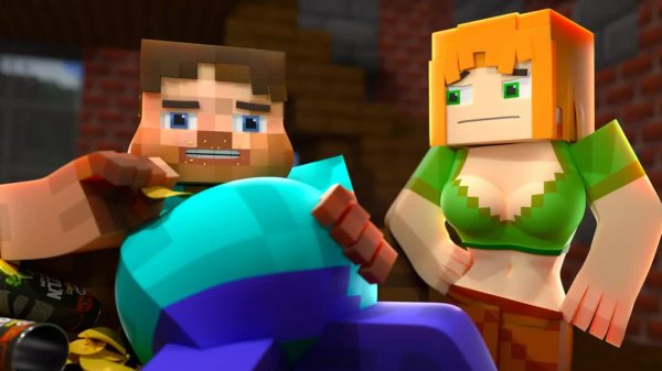 Стив стал толстым? Топ мультфильмов про МАЙНКРАФТ