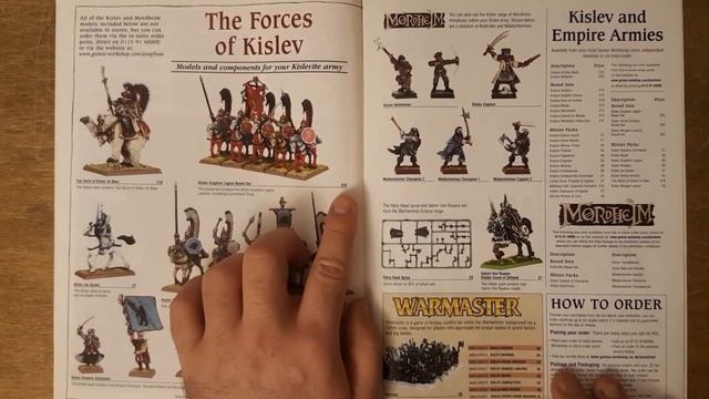 A Quick look at Warhammer Fantasy Battle Kislev Army Book for The Old World смотреть онлайн