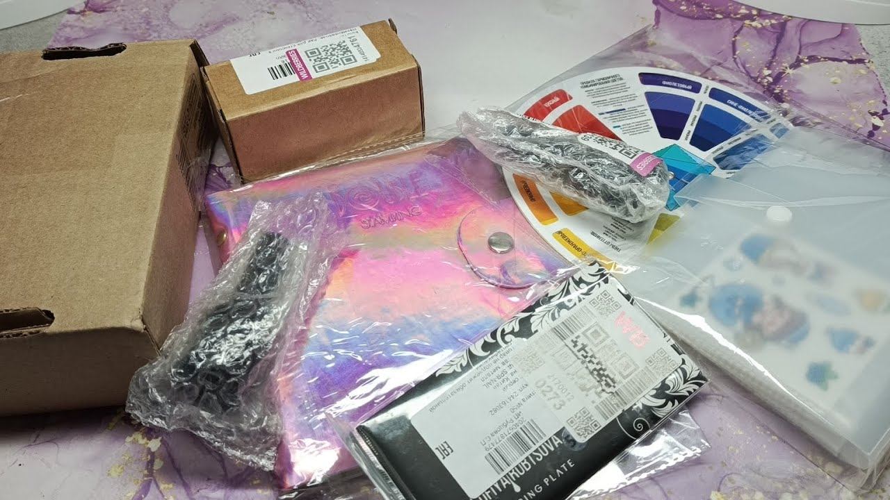 Большая распаковка маникюрных посылок с Ozon и Wildberries смотреть онлайн