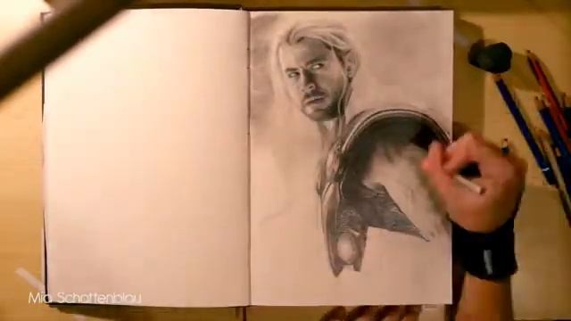 Speed Drawing: Thor (Chris Hemsworth) смотреть онлайн