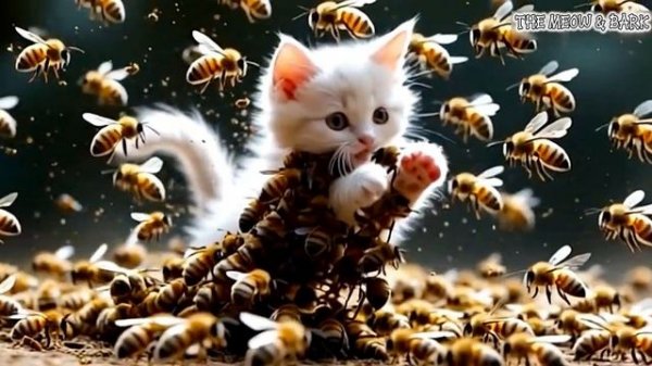 Bees vs Kitten – The Ultimate Showdown