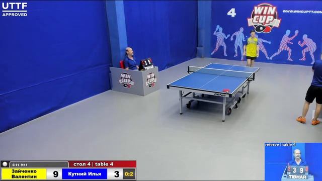 12:00 Зайченко Валентин 2-3 Кутний Илья ЮГ-1 стол-4 04.07.21 смотреть онлайн