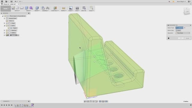 Fusion 360 for 123D -6 - Sculpt and Mesh and Print in Fusion for 123D users смотреть онлайн