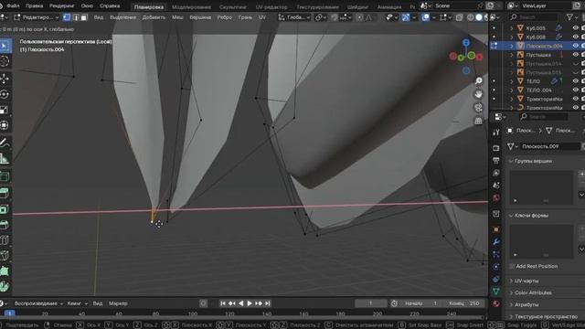 Моделирования эльфийки в программе Blender N4 смотреть онлайн