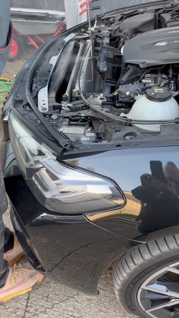 Устройство для мойки радиатора без снятия. Washing a car radiator device, without removing it. Bmw. смотреть онлайн