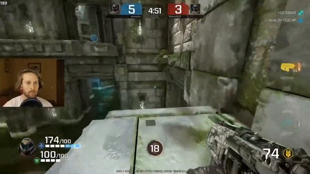 Nomadic on Awoken with Doom Slayer MM in Quake Champions - Квейк Чемпионы смотреть онлайн