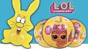 ЛОЛ ПИТОМЦЫ ШАР СЮРПРИЗ 3 СЕРИЯ / L.O.L. PETS SURPRISE КИТАЙСКАЯ ПОДДЕЛКА И ЗАЯЦ ХАРИТОН