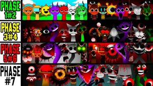 Incredibox Sprunki Микс | Фаза 1 VS Фаза 2 VS Фаза 3 VS Фаза 4 VS Фаза 5 VS Фаза 6 VS Фаза 7