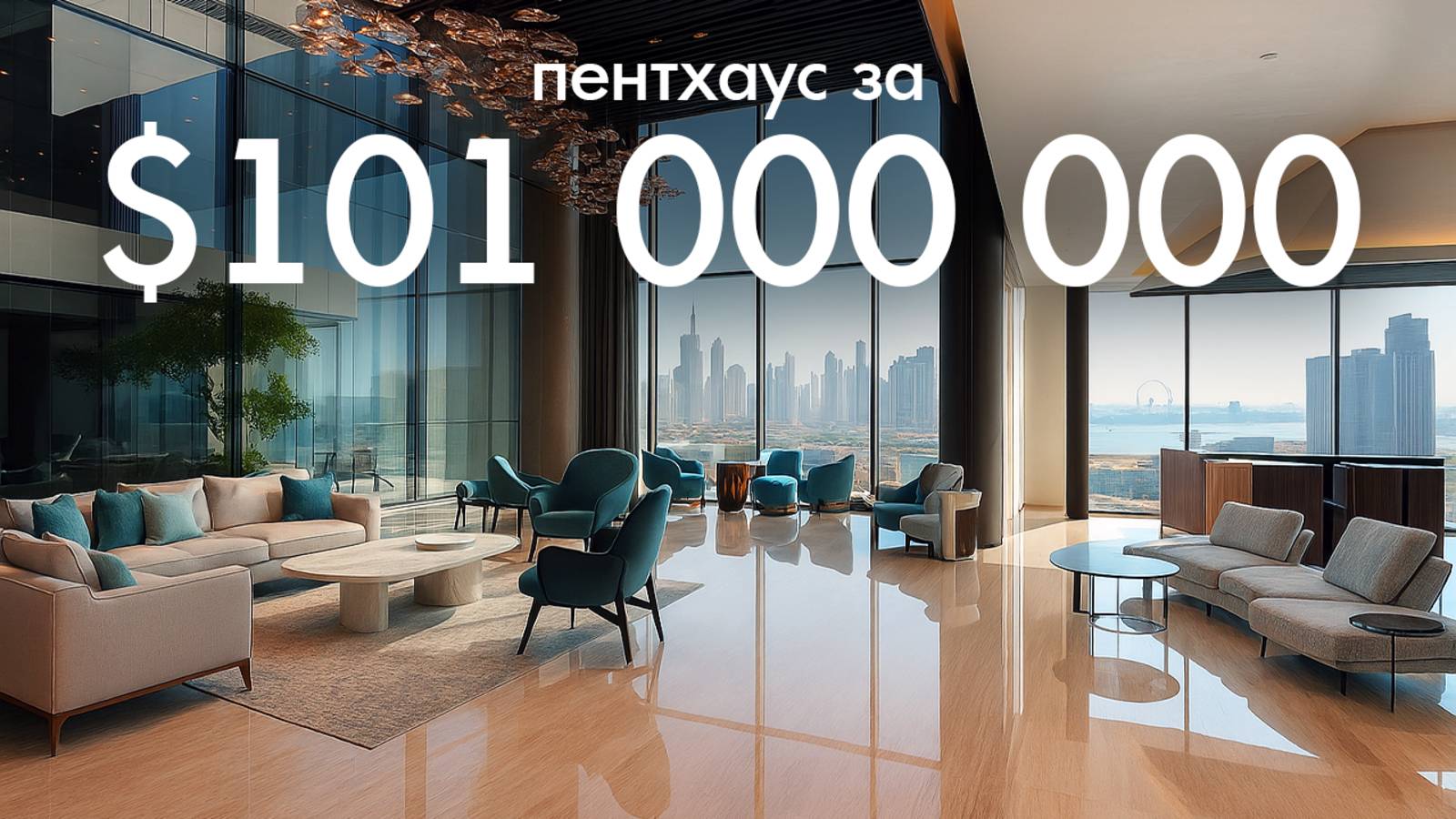 Президентский пентхаус за $101,000,000. ОБЗОР ИНТЕРЬЕРА смотреть онлайн
