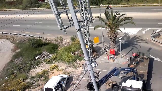 Crane Terex-Demag AC265. Avi cranes. Монтаж антены. смотреть онлайн