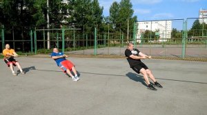 подготовка к соревнованиям по перетягиванию каната