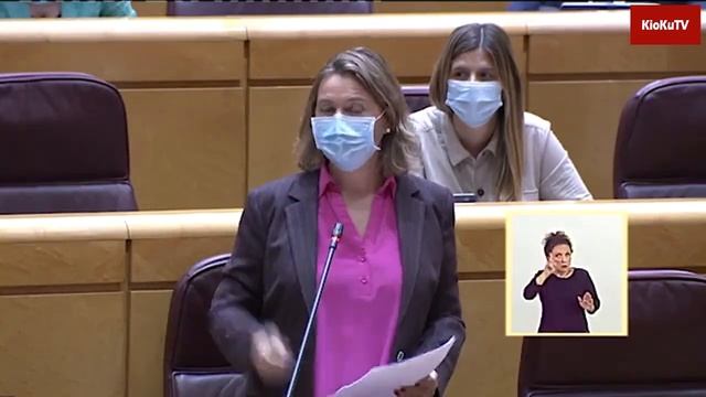 Pregunta de María Salom Coll a Pablo Iglesias hoy 20 de Octubre 2020 en el Pleno del Senado смотреть онлайн