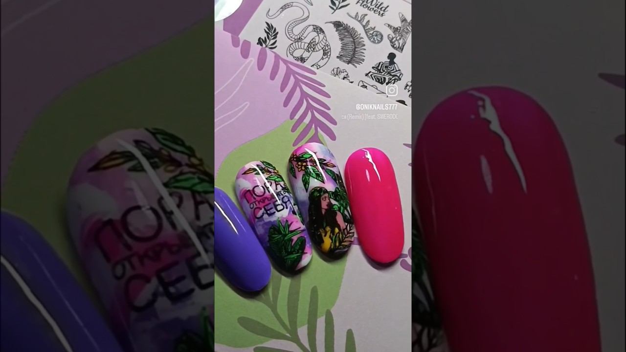 Пластина Harmony от Lesly ♥️ #stamping #Lesly смотреть онлайн