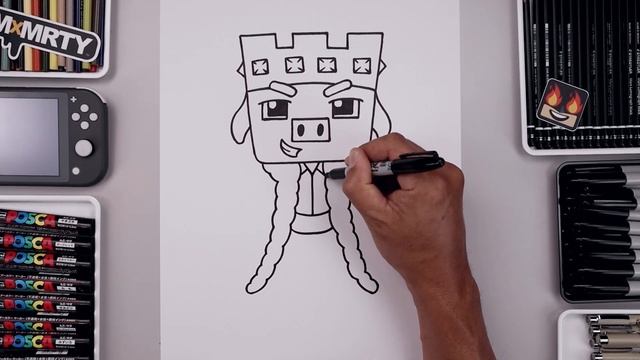 How To Draw Technoblade | Tribute Tutorial смотреть онлайн