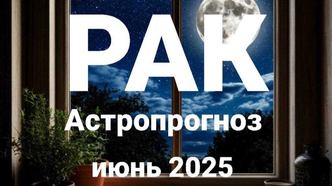 Рак. Июнь 2025 год. Астрологический прогноз смотреть онлайн