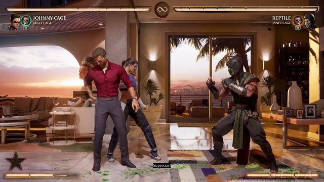 Mortal kombat 1 - Janet Cage ALL Powers, Throws, Intro & Victory Poses смотреть онлайн