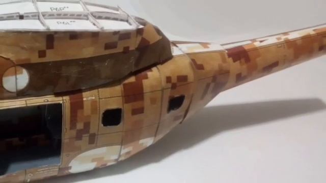helicóptero PUMA papercraft смотреть онлайн