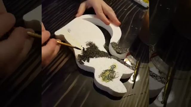 Окрашивание заготовки кошки из пенополистерола смотреть онлайн