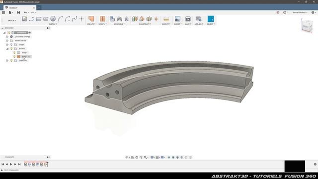 Fusion 360 - Split Body dans Patch - Abstrakt3D смотреть онлайн