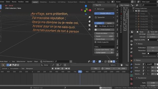 TextFX addon Blender 2 83 Français Svm6 tutoriel n°1 (animer des textes) смотреть онлайн