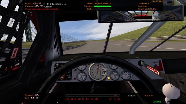 NASCAR Racing 2003 Season - Papyrus Motorsport Park - 1:15.299 Lap [Former WR] смотреть онлайн