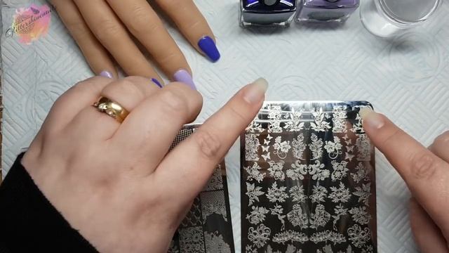 BlueSky Gel Polish & Lina Nail Art Lace Mani Tutorial смотреть онлайн