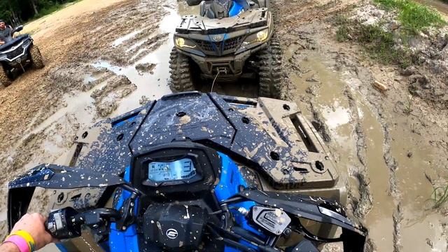 2021 CFORCE 600 & CFORCE 800 Going too Deep without Snorkels | CFMOTO Mud Riding смотреть онлайн