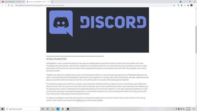 Discord and PlayStation New Partnership! смотреть онлайн