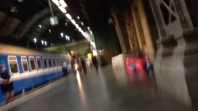 EuroNight International train Moscow/Minsk - Basel on the Frankfurt/M station. Москва-Базель смотреть онлайн