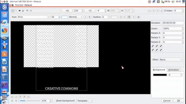 Como hacer créditos finales en Kdenlive смотреть онлайн
