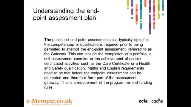 Supporting the employer through the gateway process NCFE 2 смотреть онлайн