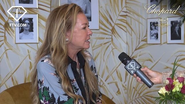 Interview With Caroline Scheufele, The President Of Chopard For FashionTV At Cannes Film Festival