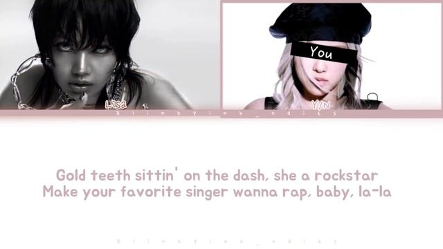 Lisa (리사) 'ROCKSTAR' + YOU AS A MEMBER (color coded easy lyrics) смотреть онлайн