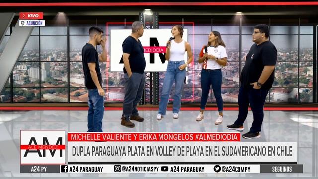 #almediodía Entrevista A Michielle Valiente Y Erika Mongelos