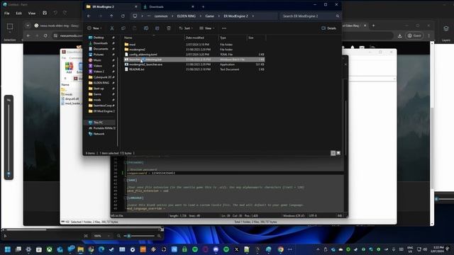 How to install Mod Engine 2 and Elden Mod Loader in Elden Ring with three different types of mods смотреть онлайн