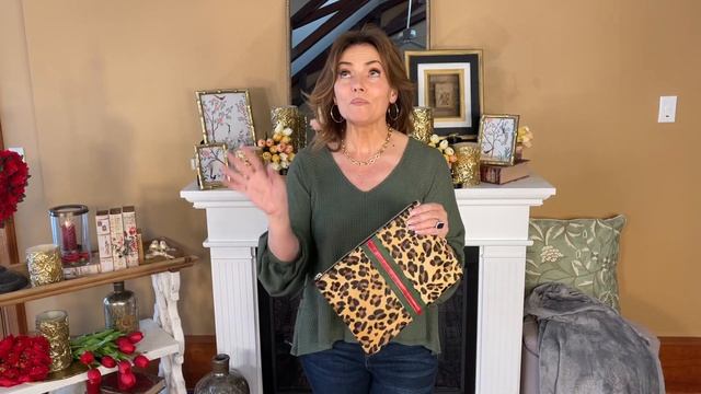 Status Inspired Leopard Hair Calf Clutch смотреть онлайн