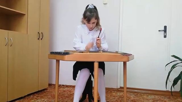 Стенчик Полина - обр. Богатырева б.н.п. "Кацілася чорна галка" смотреть онлайн