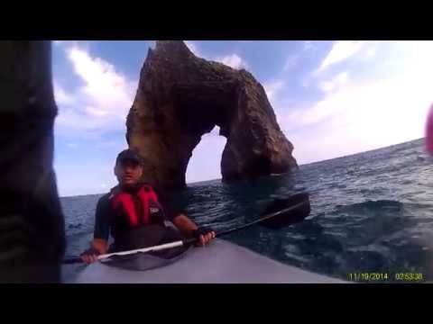 На байдарке по Крыму. Скала Золотые ворота. Коктебель