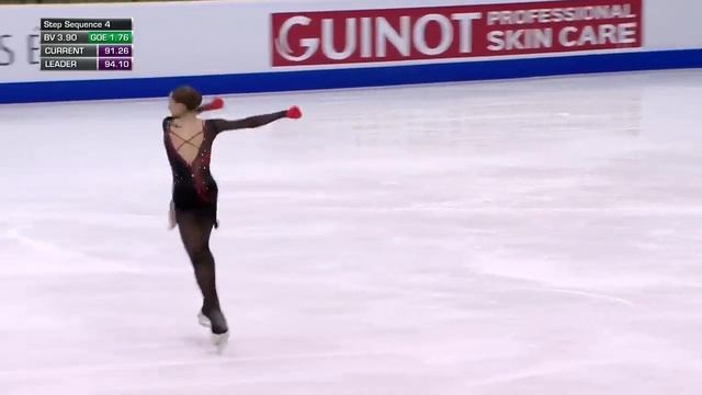 Камила Валиева Произвольная программа Женщины Чемпионат Европы по фигурному катанию 2022 смотреть онлайн