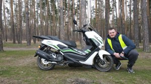 Липецк-Карамышево.Скутер Jilang Max Pro.Трасса,плохая дорога и красивые места.Мини дальняк 140км