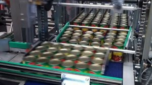 Упаковка консервов в картонный короб